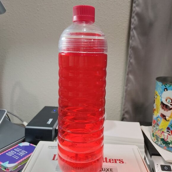 Red- Aladdin 2 Way Lid Water Bottle 3 sizes - Picture 1 of 2